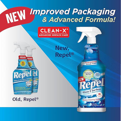 Clean-X REPEL Glass & Surface Cleaner 32 fl. oz. - Image 3