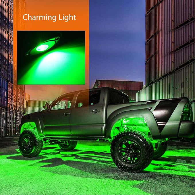 Nilight LED Rock Light Pods Waterproof Under Body Wheel Well Light Exterior - Image 7