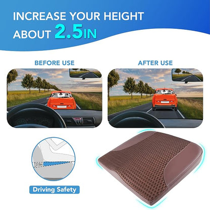 Car Seat Cushion, Comfortable Memory Foam Seat Pillow - Image 4