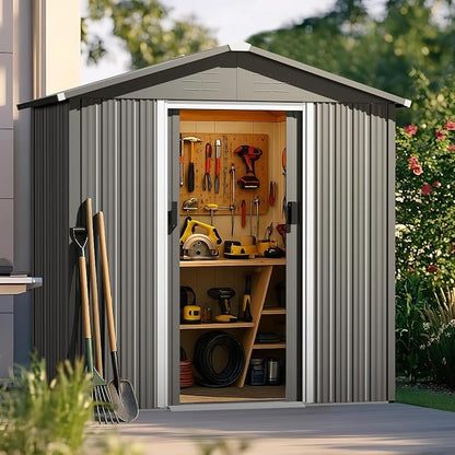 Nuu Garden 6 x 4 FT Outdoor Storage Shed by NUUGARDENCORPORATION