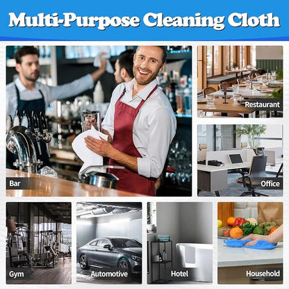 FIXSMITH Shop Towels, Microfiber Cleaning Cloth Bulk, 200 Pack Microfiber Towels - Image 7