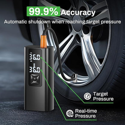 AT003 Tire Inflator Portable Air Compressor, Auto Air Pump - Image 4