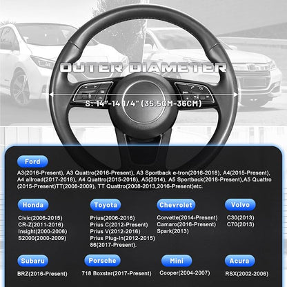 SEG Direct Car Steering Wheel Cover - Image 5