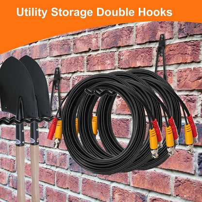 Wall Mounted Garage Hooks Tool Organizer, 14 Inch Garage Storage Hook Heavy - Image 6