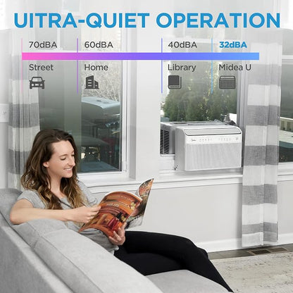 Midea MAW08V1QWT U-Shaped AC Window Air Conditioner - Image 2