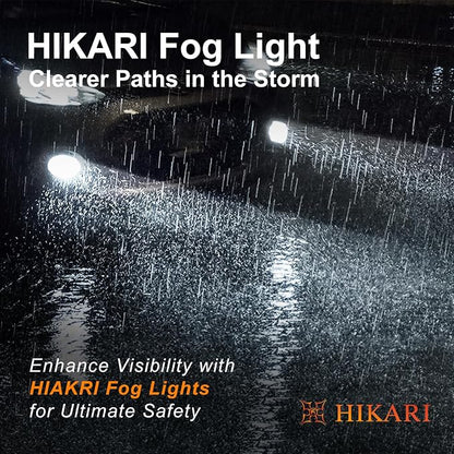 HIKARI WINGS H7 Fog Light, 50000LM Pure White 6000K LED Bulbs, Plug & Play IP68 - Image 6