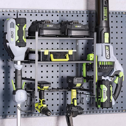 KAFAHOM Leaf Blower and Weedeater Hanger, Lawn Power Tool Organizer Wall Mount by KAFAHOM