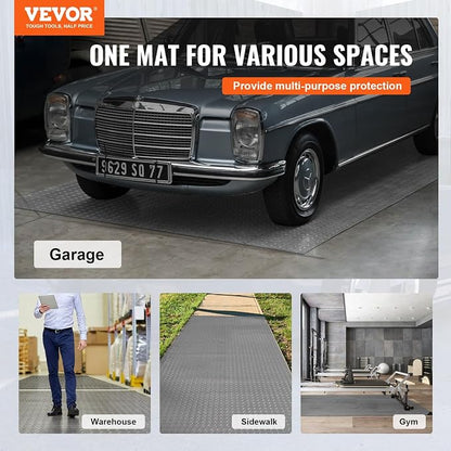 VEVOR Floor Mat, 13 x 4.9 FT PVC Flooring Roll, Non-Slip Diamond Texture - Image 2