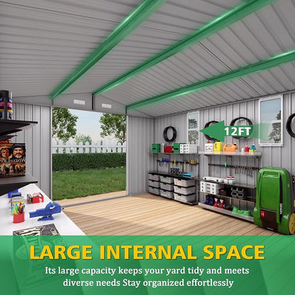 10X12 FT Outdoor Storage Shed - Image 6