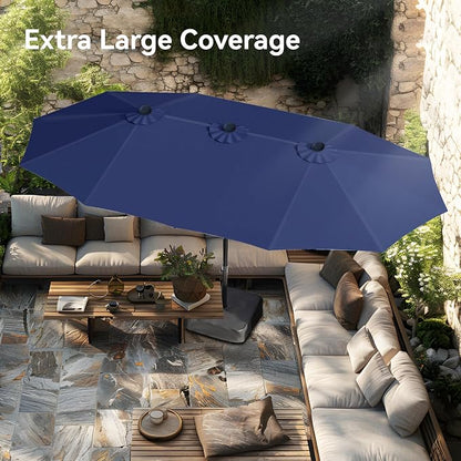 PHI VILLA 15ft Large Patio Umbrellas - Image 3
