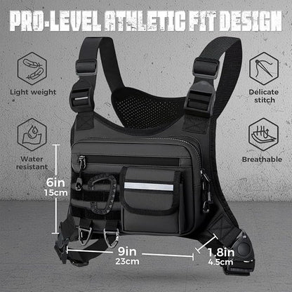 Outdoor Chest Bag For Men, EDC Chest Pack - Image 2