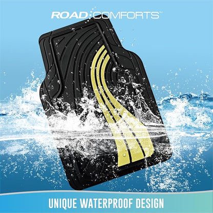 Road Comforts Car Floor Mats Full Set – Front & Rear Car Floor Mats - Image 6