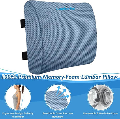 Lumbar Support Pillow for Office Chair Back Support Lumbar Pillow for Car - Image 3