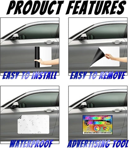 Custom Magnet Car Stickers, Personalised car Magnetic Signs - Image 5