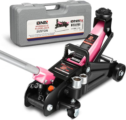 DNA MOTORING Floor Jack with Socket and Lock, Low Profile Hydraulic Trolley Jack by DNAMOTORING-Tools