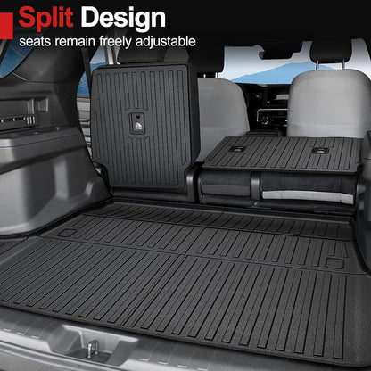 Cargo Liner & Backrest mat for 2025 Toyota 4Runner Fuel 5-Seater, Full Coverage - Image 3