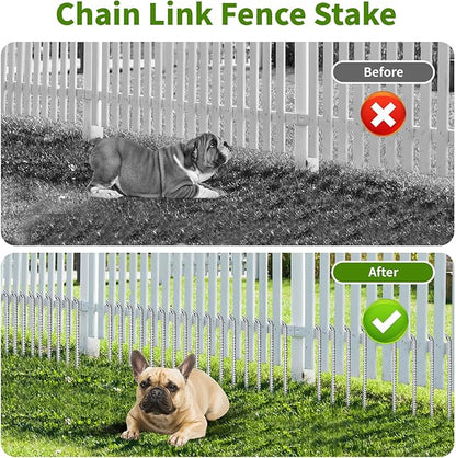 12 Inch Ground Stakes Heavy Duty J Hook 60-Pack Metal Spikes Galvanized Ground - Image 4