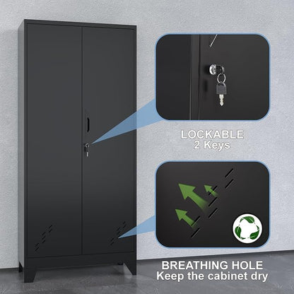 Metal Storage Cabinet, Utility Cabinet - Image 4