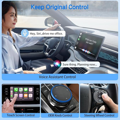 Mini Wireless Carplay Adapter, Convert Wired to Wireless Car Play & Android - Image 7