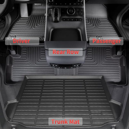 Wayhigh-All Weather Floor Mats and Cargo Mat Set Fit - Image 2