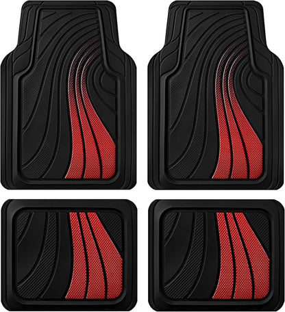 Road Comforts Car Floor Mats Full Set – Front & Rear Car Floor Mats by RoadComforts