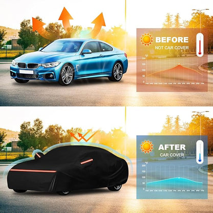 QUNSUNUS Waterproof Car Cover for BMW M4/ 4 Series 420i 428i 430i 435i 440i /4 - Image 6