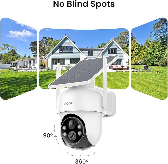 AOSU Security Cameras Outdoor Wireless, 4 Cam-Kit, No Subscription, - Image 5