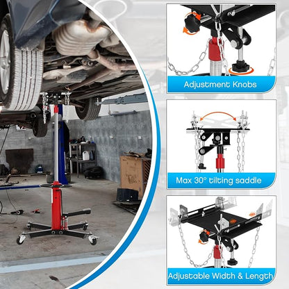 Transmission Jack, Hydraulic Telescoping Transmission Jack - Image 5