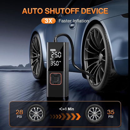 Tire Inflator Portable Air Compressor, Air Pump - Image 3