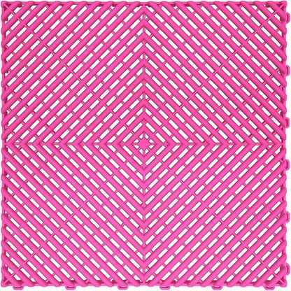 15.7"x15.7" Garage Flooring Tiles, Non-Slip Interlocking Plastic Garage Floor by Home