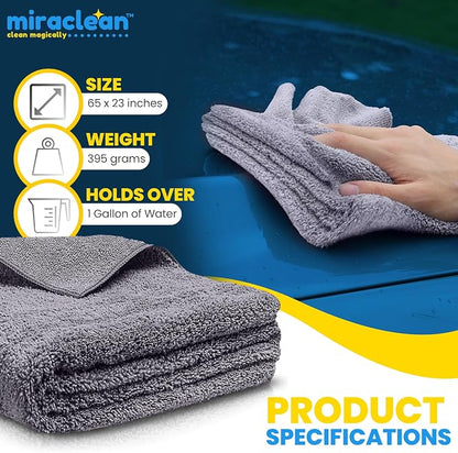 Car Drying Towels Extra Large Super Absorbent 65 x 23 Inch Microfiber Car - Image 2