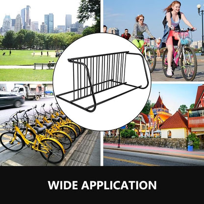 Outdoor Bike Storage, 10 Bike Rack Garage, 61 In Long All-Steel Mesh Bikes Rack - Image 9