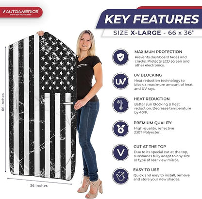Autoamerics Truck Windshield Sun Shade - Image 2