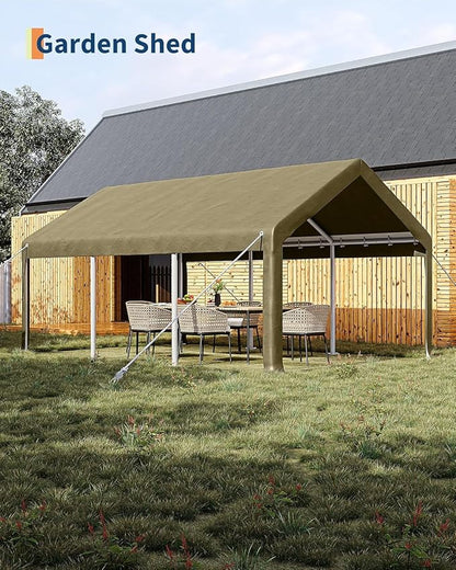 12 x 20ft Heavy-Duty Carport Canopy - Image 7