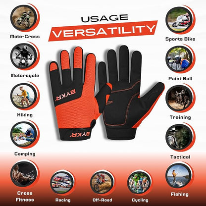 BYKR All-Weather Motorcycle Gloves - Image 3