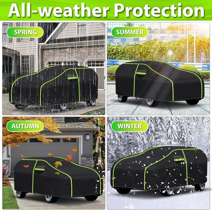 Car Cover for 2002-2024 Mini Cooper/Cooper S/Hardtop 2-Door, PEVA Full Car - Image 6