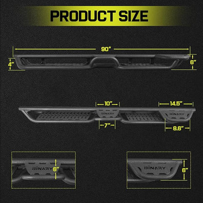 BINARY STAR 90 Inch Running Boards Compatible - Image 8