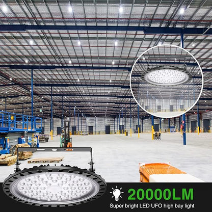 Viugreum 15 Pack 200W LED High Bay Lights, 20000LM 6000K-6500K Daylight White - Image 7