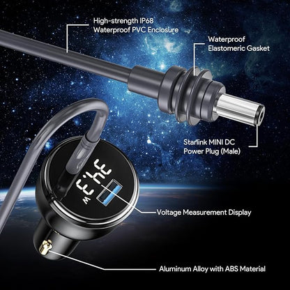 QUIDDITY Starlink Mini Car Adapter DC Power Cable + Cigarette Lighter Adapter - Image 4
