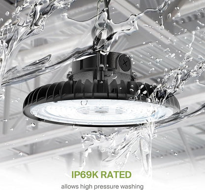ASD LED High Bay UFO Light Fixture, Commercial Shop Lighting | Dimmable - Image 4