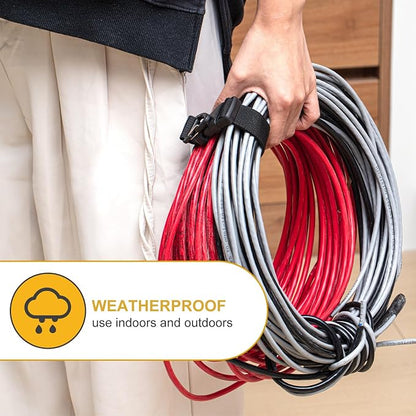 3 Pack 17 Inch Adjustable Extension Cord Holder Organizer - Image 4