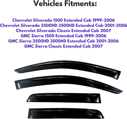 KPY Window Visors Compatible - Image 2