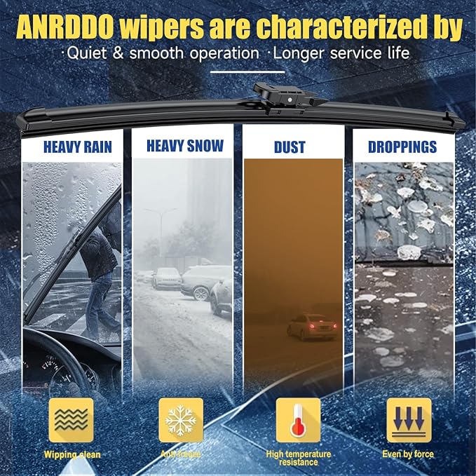 Wipers Factory Replacement For Audi Q7 2007-08/2015 Original Equipment - Image 3