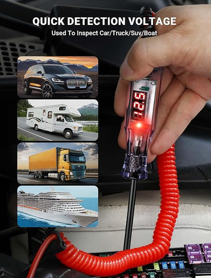 Automotive Test Light with 5-120V LED Digital Voltage Display, Circuit Tester - Image 6