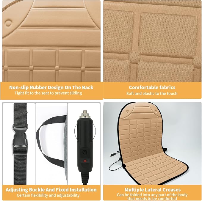 Seat Cover for Cold Weather, Winter Seat Cushion - Image 3