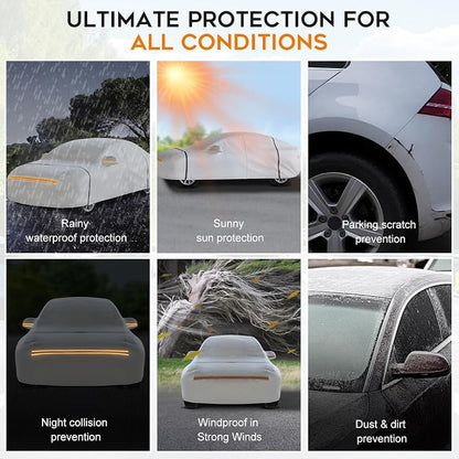 Car Cover Waterproof All Weather, 6 Layers - Image 6