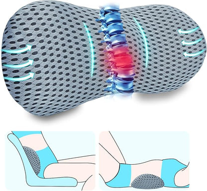 Lumbar Support Pillow, Memory Foam Back Support Pillow by kasney
