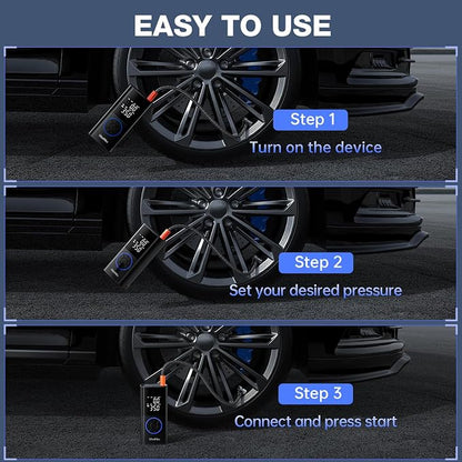 OlarHike Tire Inflator Portable Air Compressor, Long Range Battery-Powered - Image 7