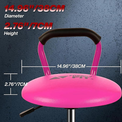 Garage Stool, Adjustable Height Swivel Work Mechanic Shop Stool - Image 7