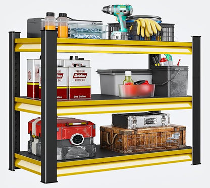 40" W Garage Shelving Heavy Duty, 1500LBS Loads Adjustable Garage Storage by Rufokisa